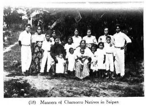 1924 CHamoru Family In Saipan
