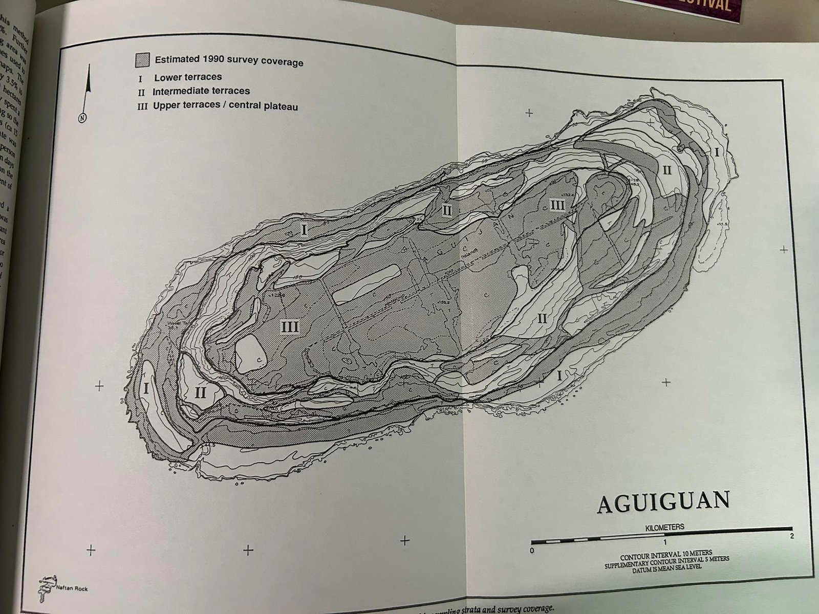 1995 Aguigan Terrain Map